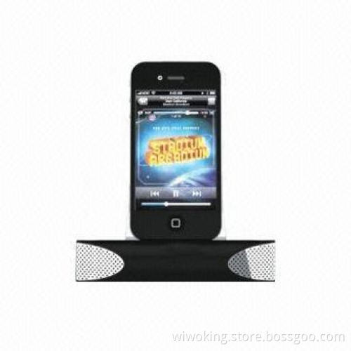 Speaker and Dock/Docking Station and Charger for iPhone 4/4S, Mobile Phone Power Adapter